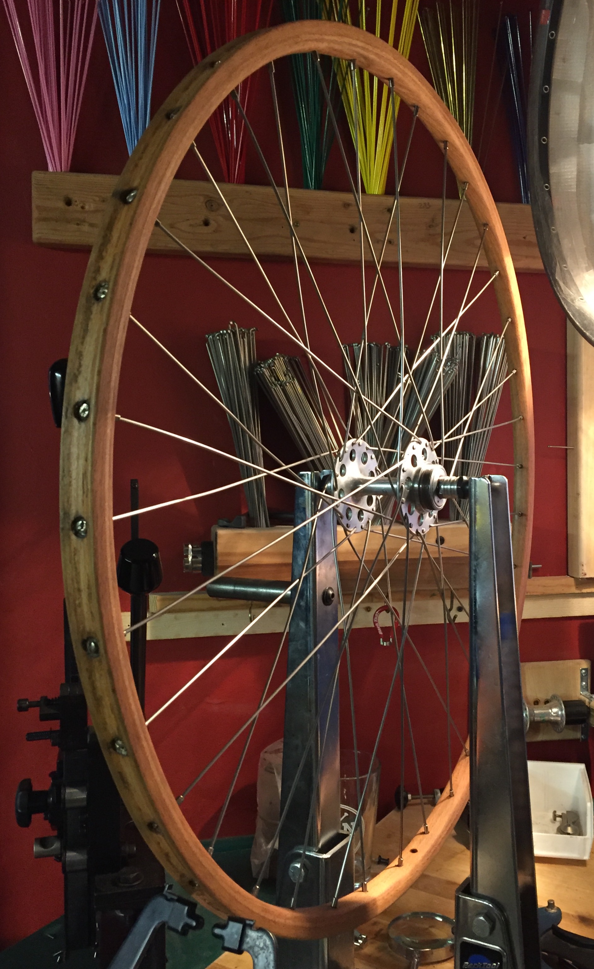 wooden bicycle wheels